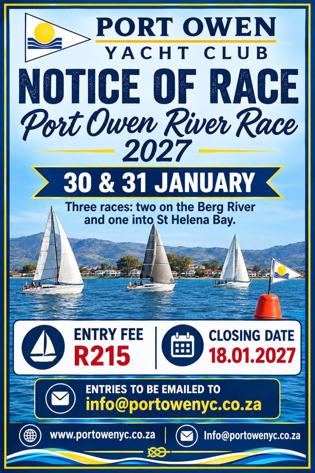Port Owen River Race 2027 Poster