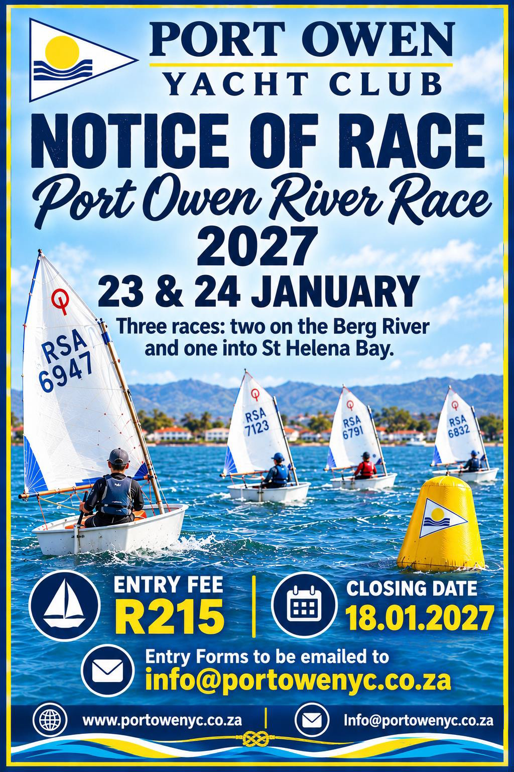 Port Owen River Race 2027 Poster